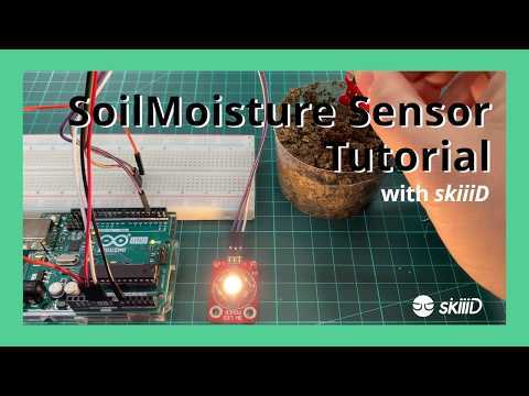 skiiiD - Easiest way to code SoilMoistureSensor on Arduino.