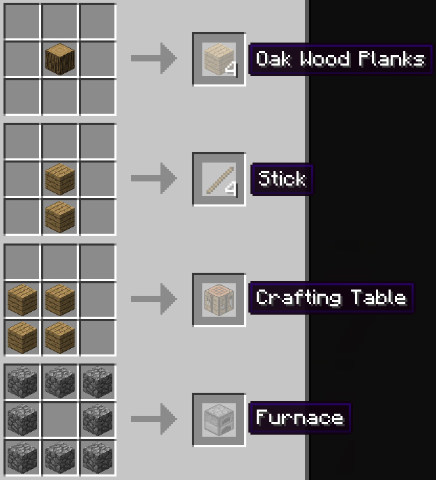 sticks, plants furnace, crafting table.jpg