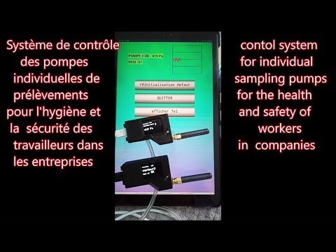 syst&amp;egrave;me de contr&amp;ocirc;le des pompes de pr&amp;eacute;l&amp;egrave;vements individuels