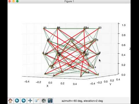 tensegrity tower with high stiffness