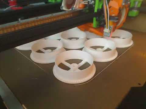 timelapse FlapWheel printing 2h30min