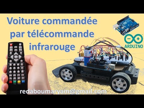 voiture RC + arduino + t&amp;eacute;l&amp;eacute;commande TV