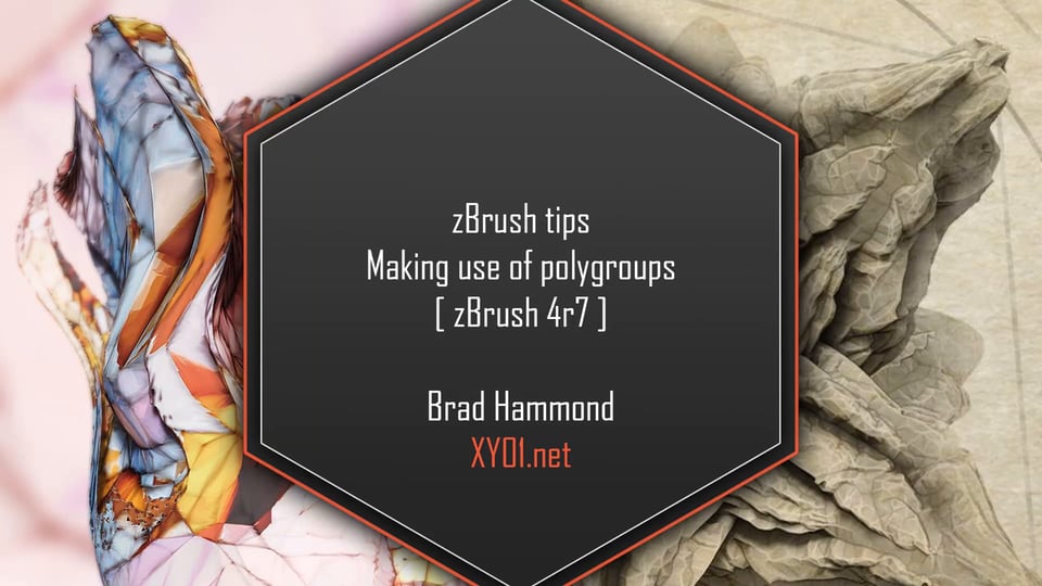 zBrush Tips: Making use of polygroups [zBrush 4r7]