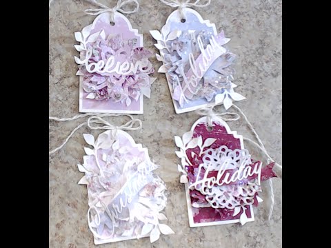 ~Sweet Winter~ Shabby Chic Christmas Tags {Tutorial}