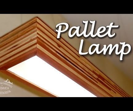 How to Make a Beautiful Pallet Lamp