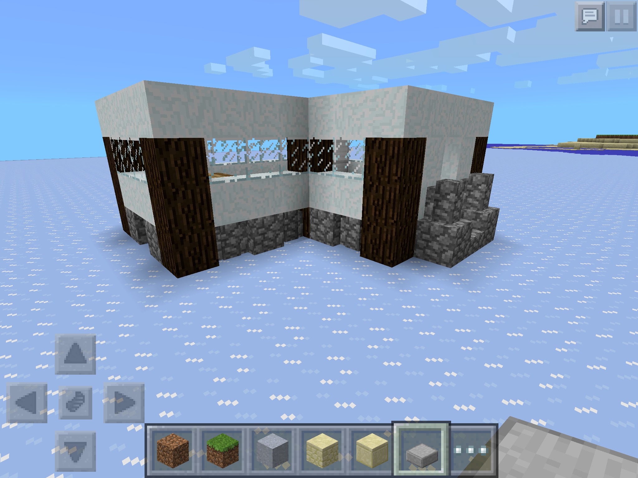 Minecraft Snow Modern House