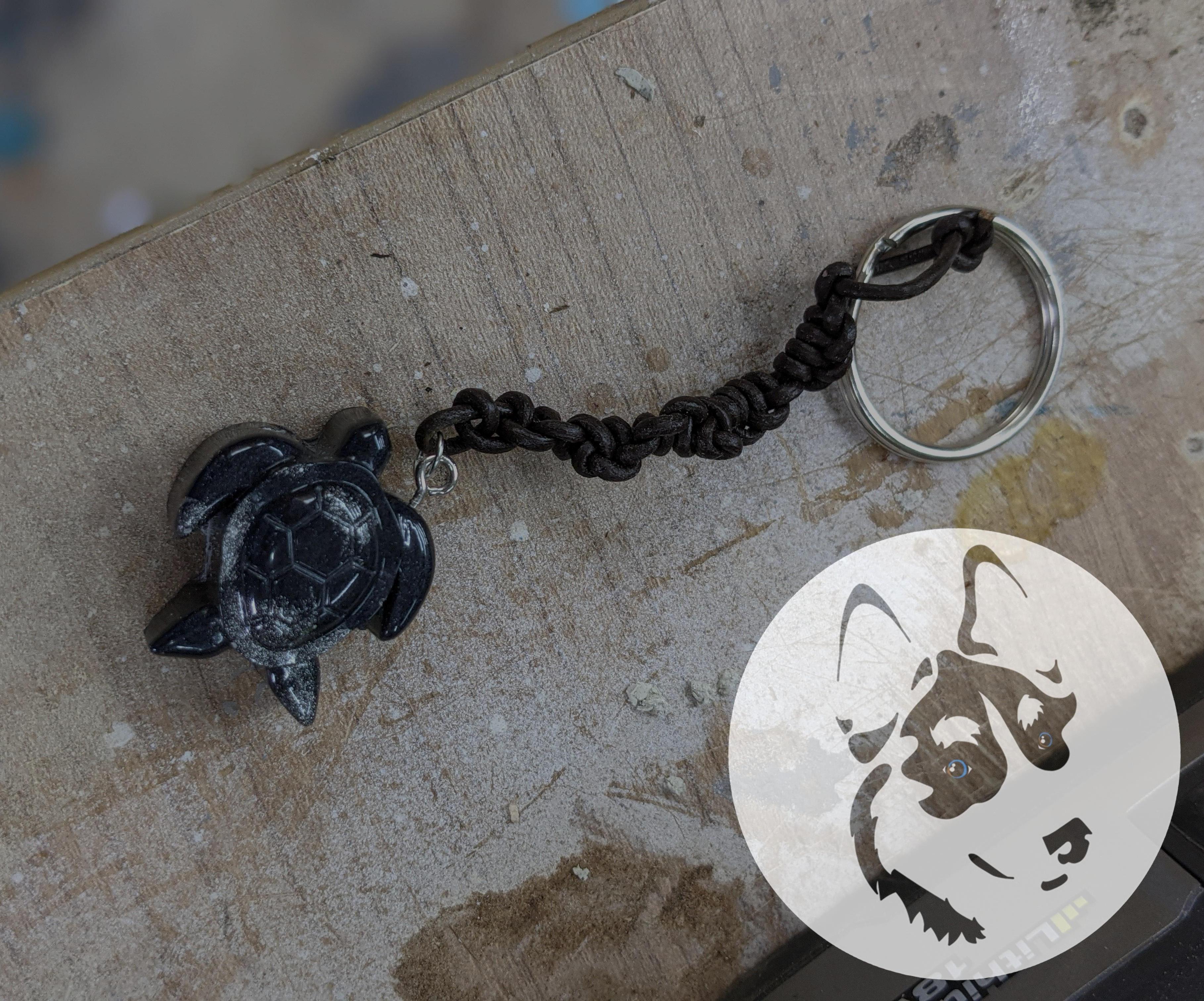 Leftover Epoxy Keychain