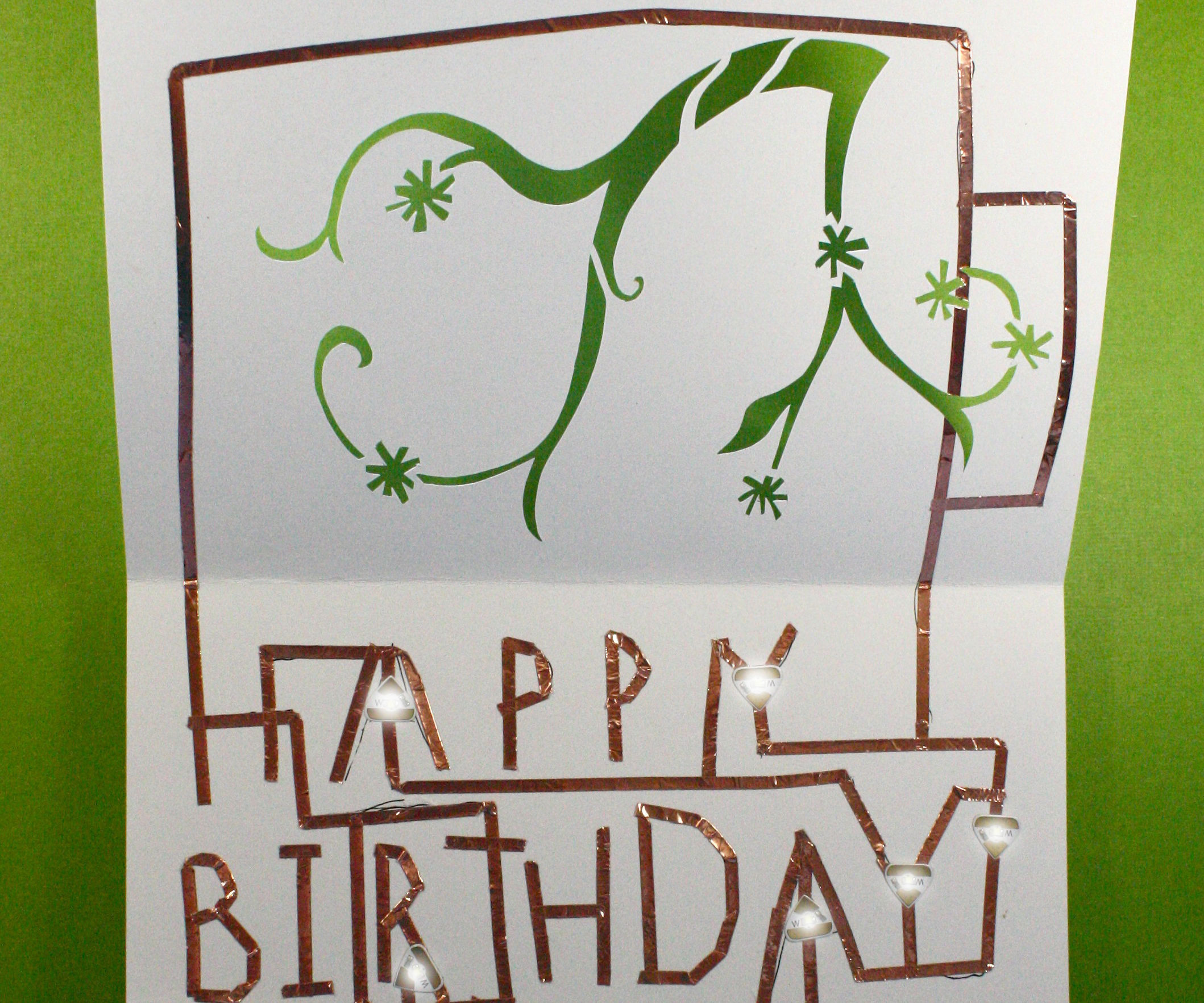 Chibitronics Birthday Card