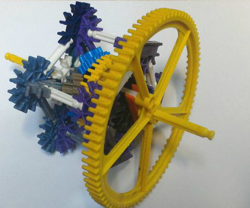 Worlds Smallest K'nex Orbital Gear Assembly