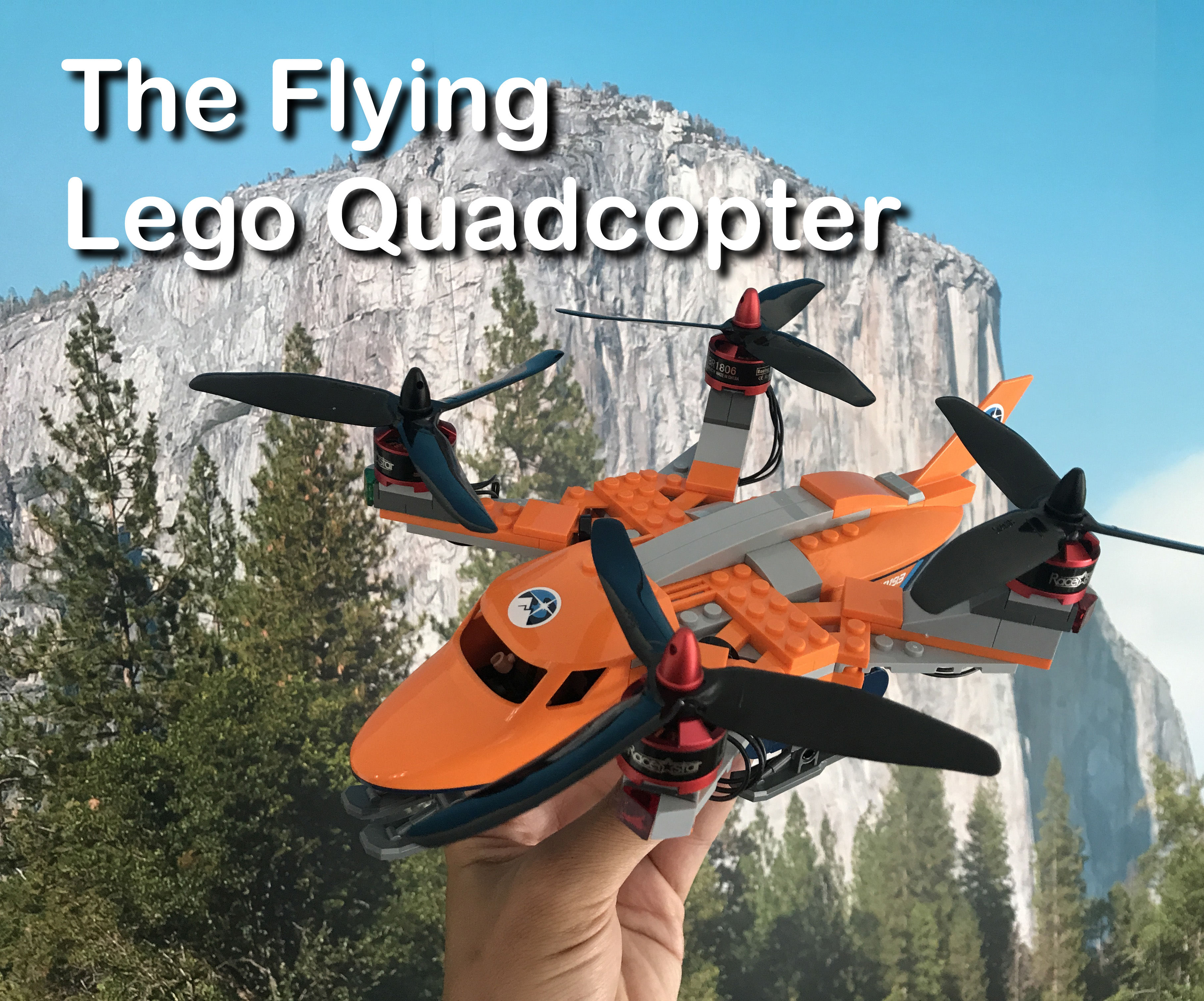 Flying Lego Quadcopter