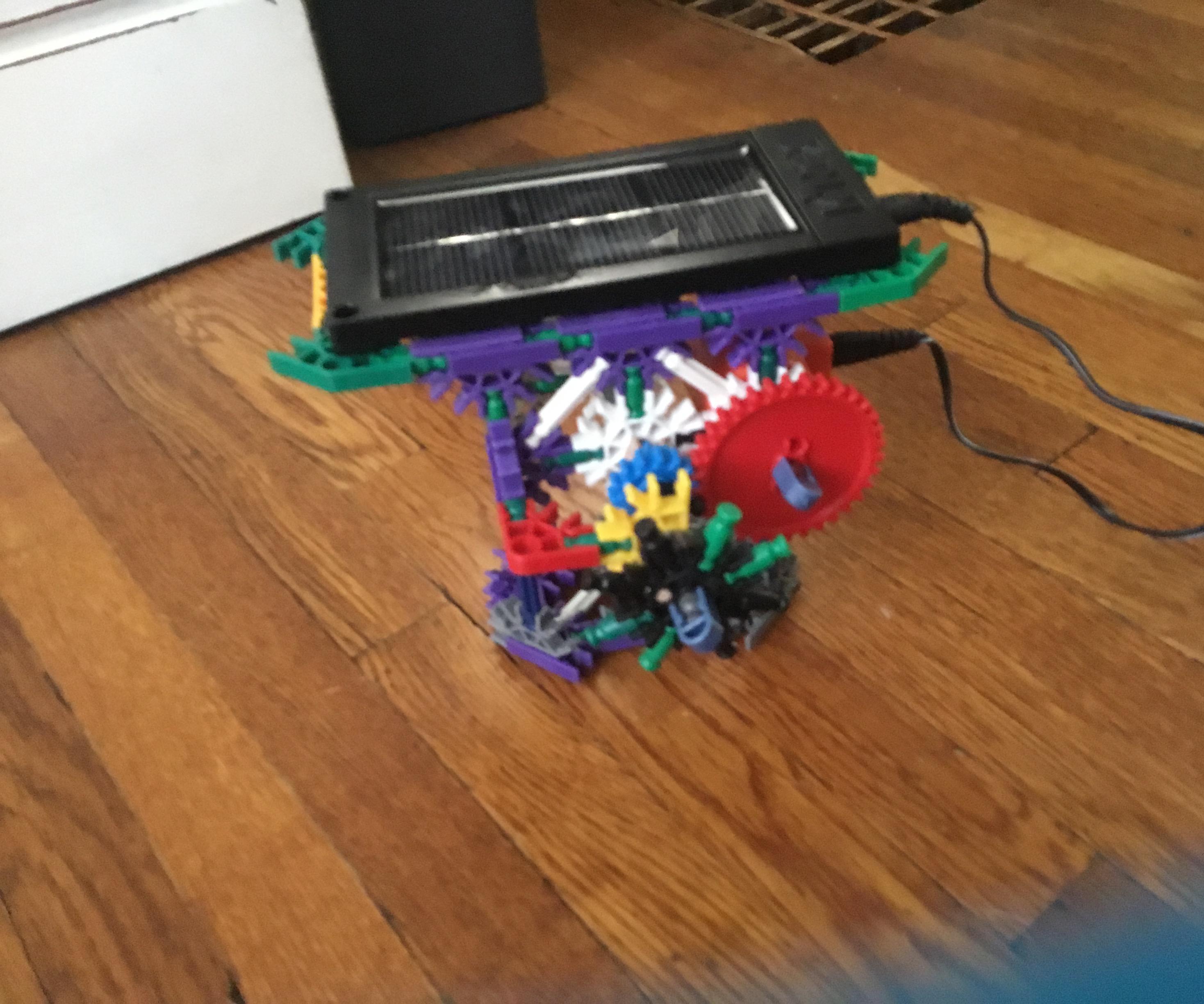 Knex Solar Fan