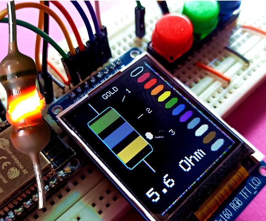 Determine Resistor Values by Selecting Colors