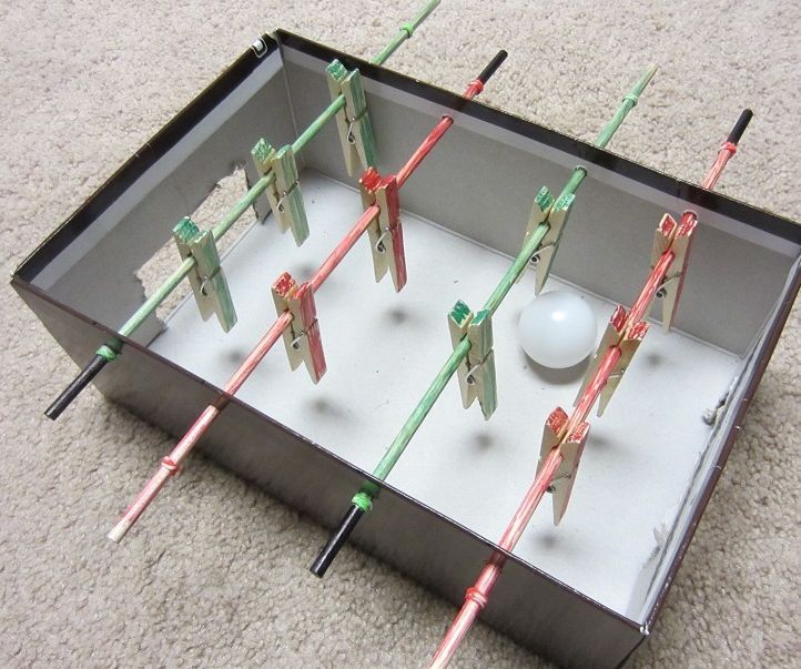 How to Make a Mini Foosball Table