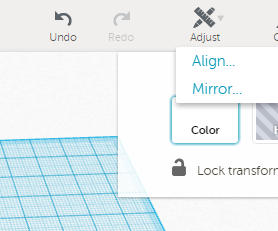 Using the Align Tool in Tinkercad