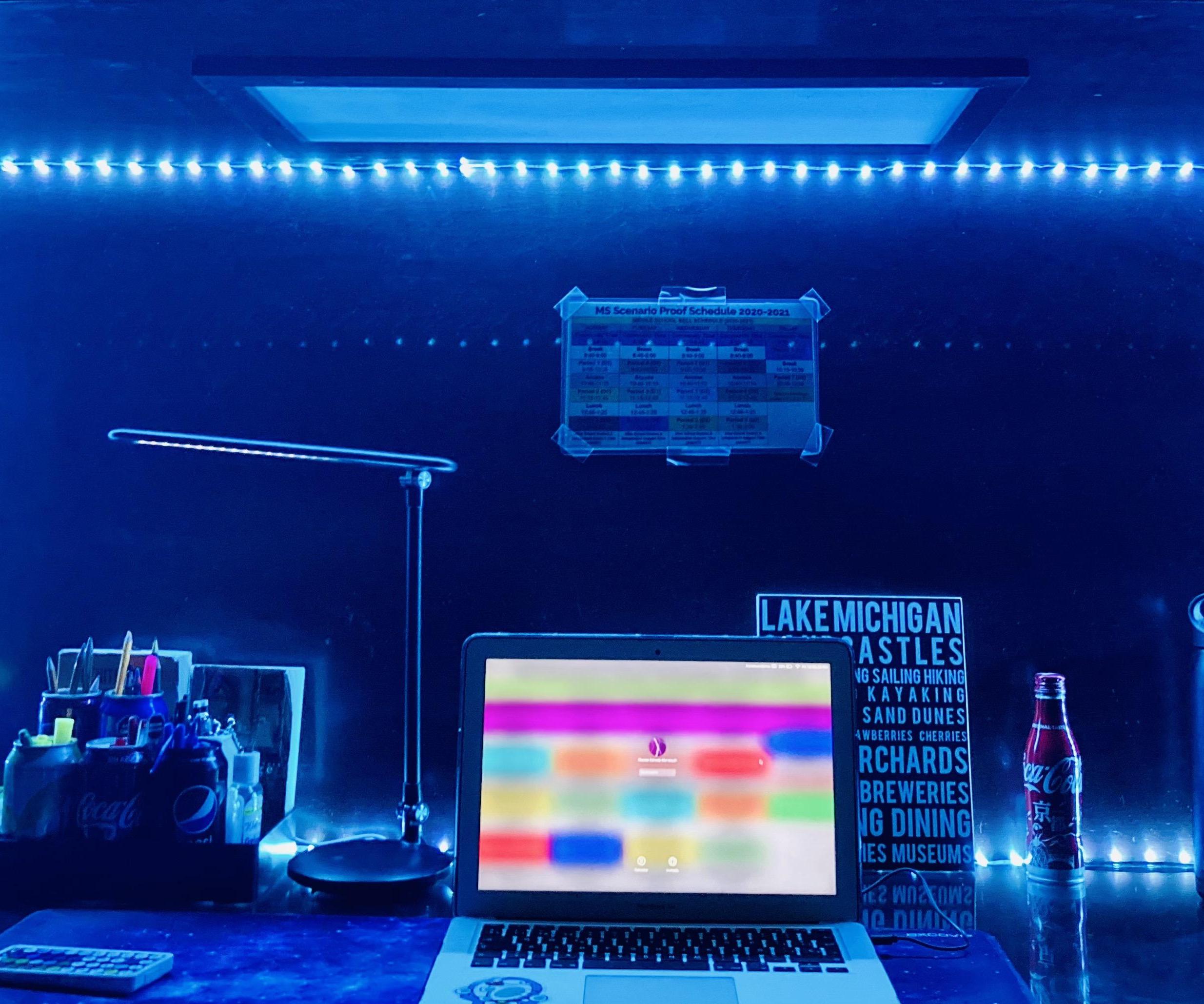 Creative and Fun Desk Redesign for Online School