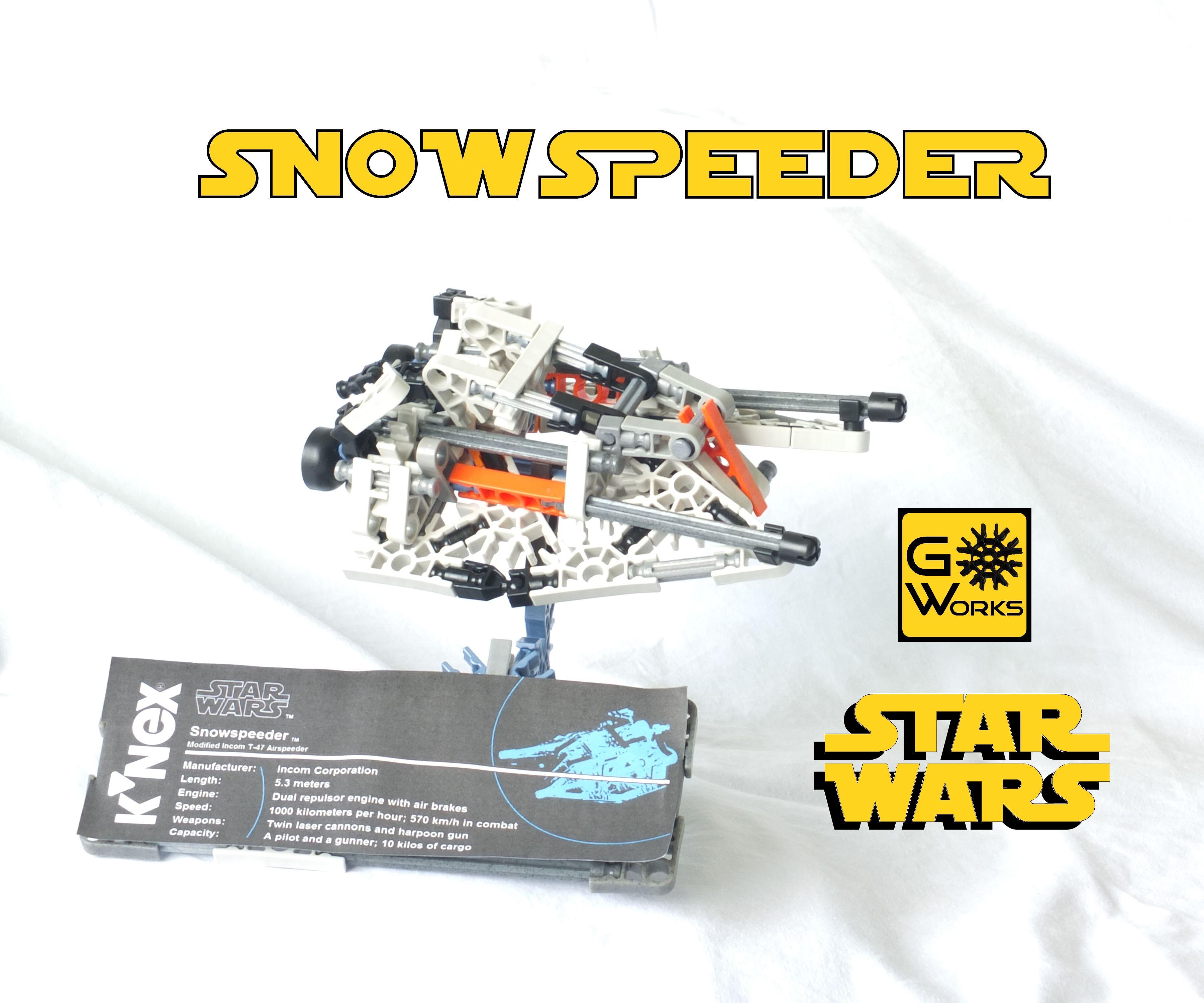 K'NEX Snowspeeder From Star Wars