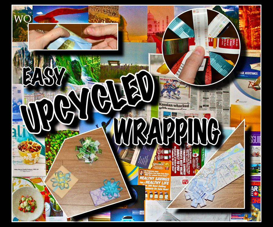 Easy Upcycled Wrapping