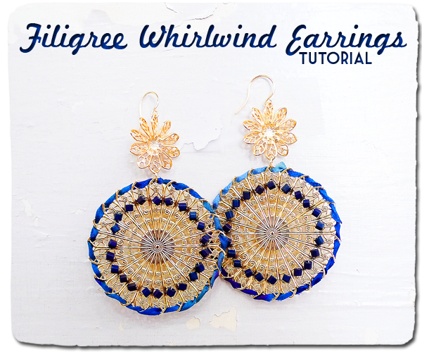 Filigree Whirlwind Earrings