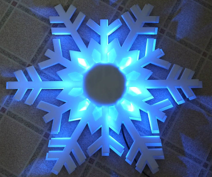 LED Snowflake Decoration From Cheap Effect Light 