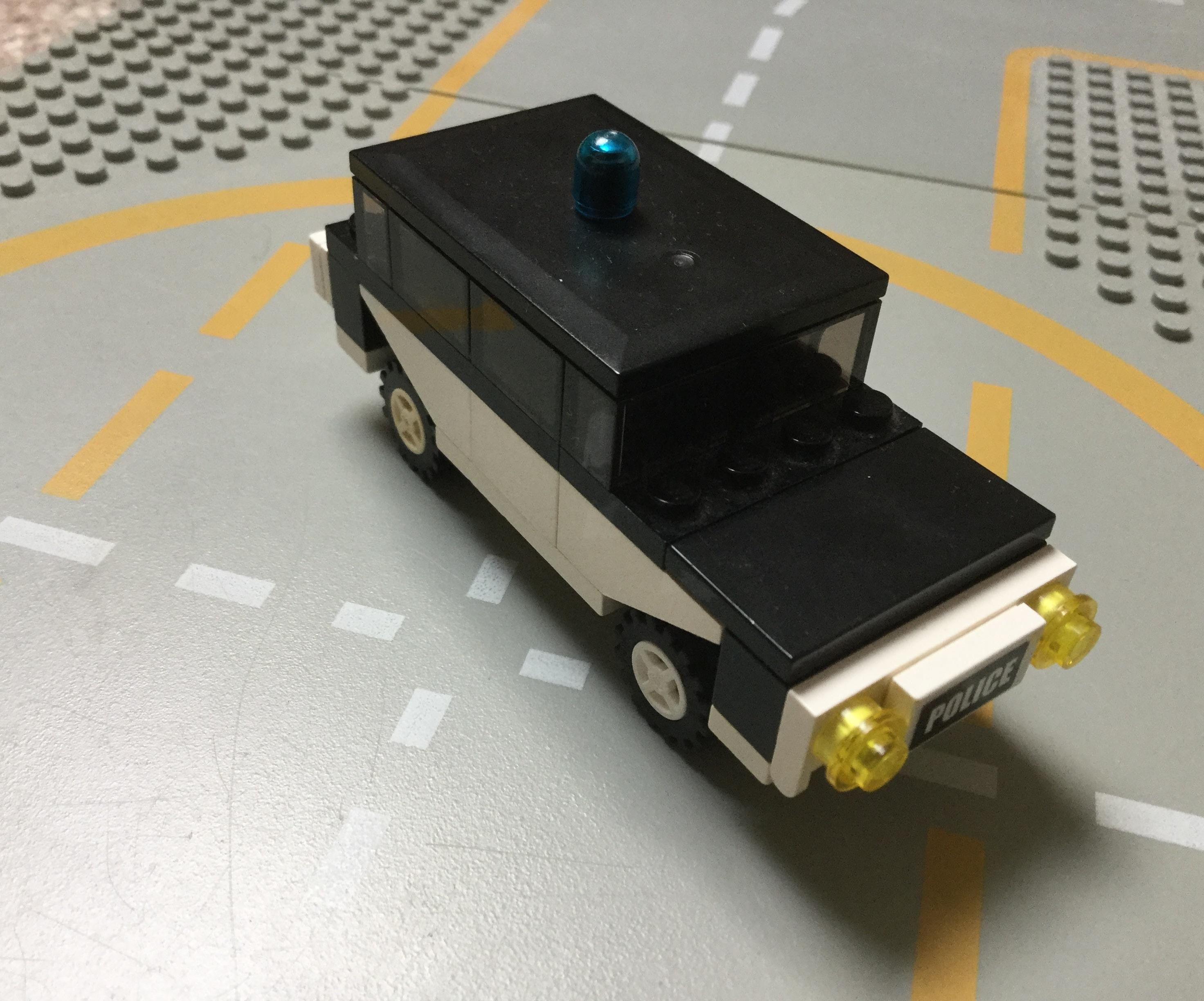 Lego Cars - Miniature Police Car