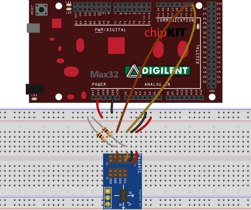 Simple Accelerometer in LabVIEW