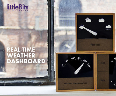 LittleBits Real-Time Weather Dashboard