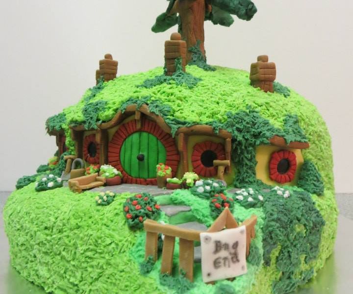 Bag End Cake