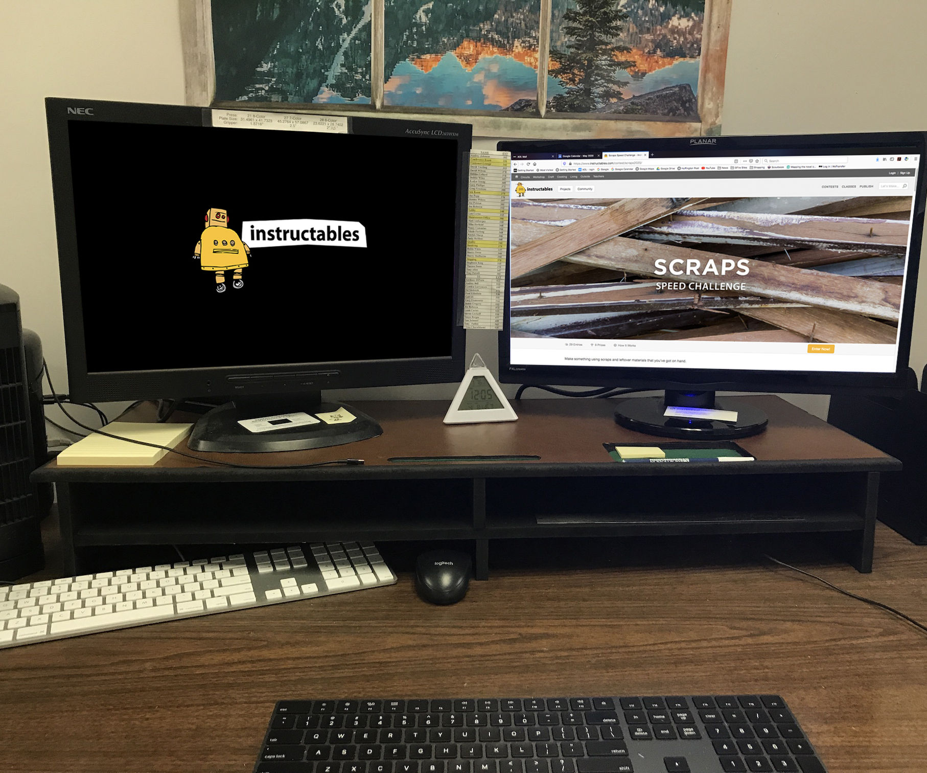 Desktop Organizer - Monitor Stand