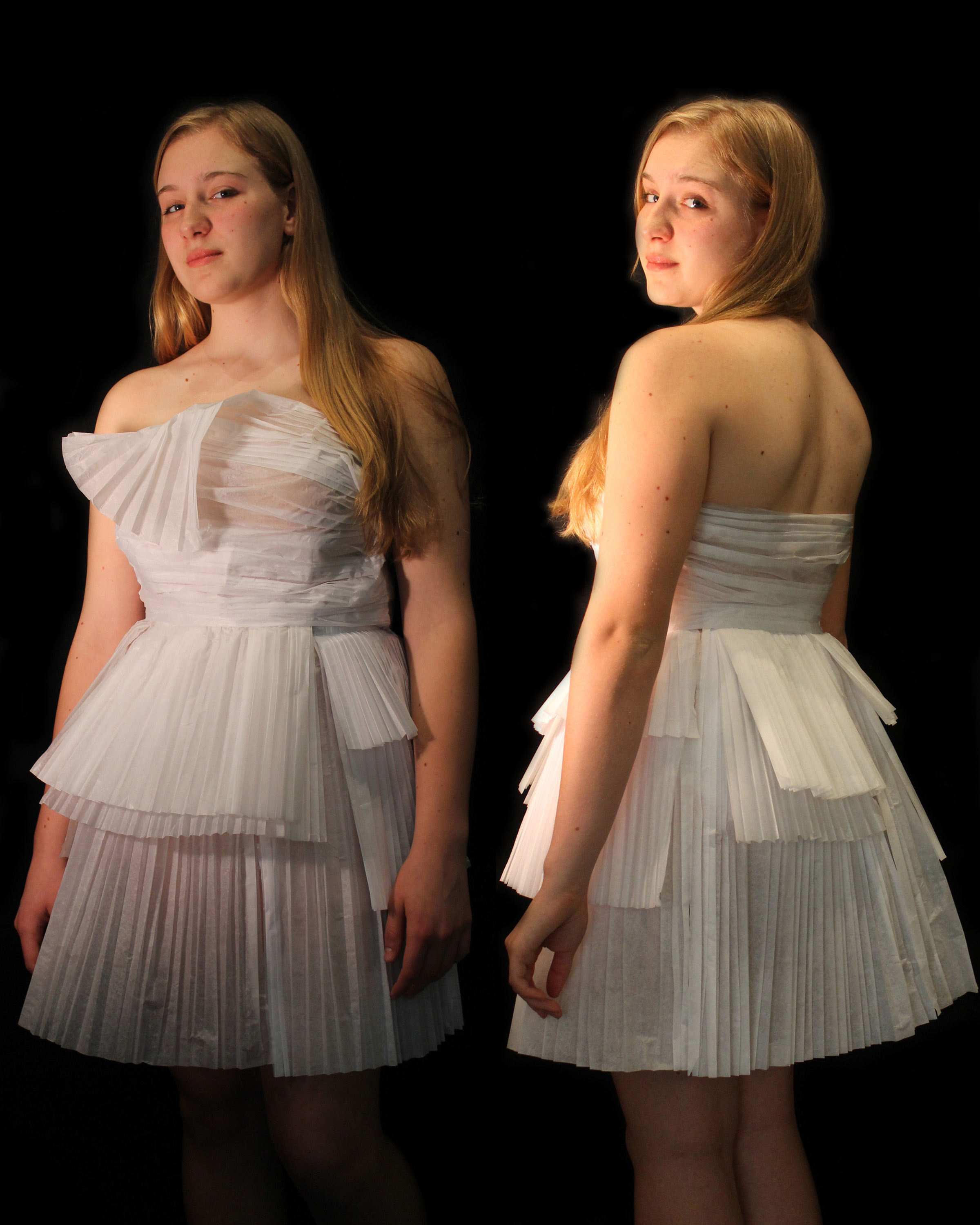 How to Make a Pleated Paper Dress