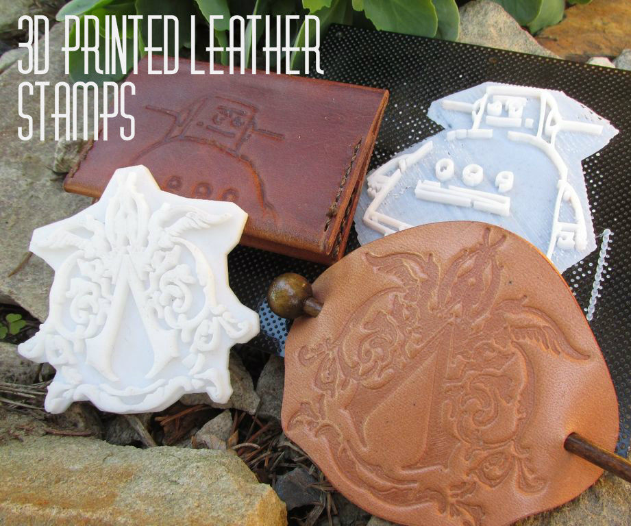 How to Design, Print, and Use 3D Printed Leather Stamps!