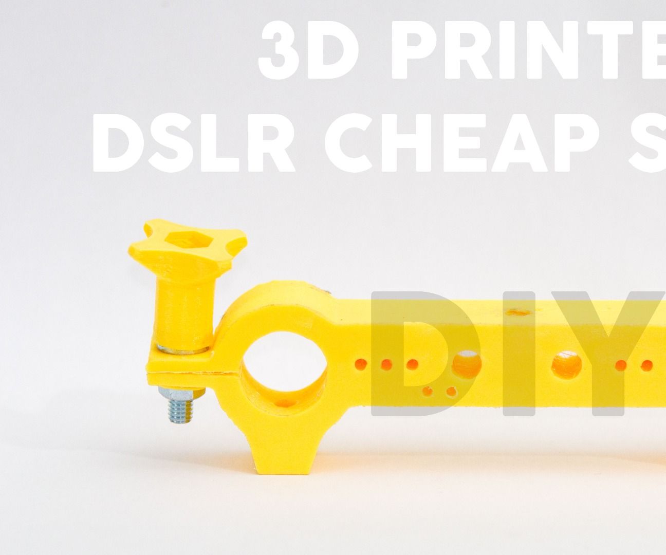 3D Printed DSLR Slider! Cheaper Than 20$