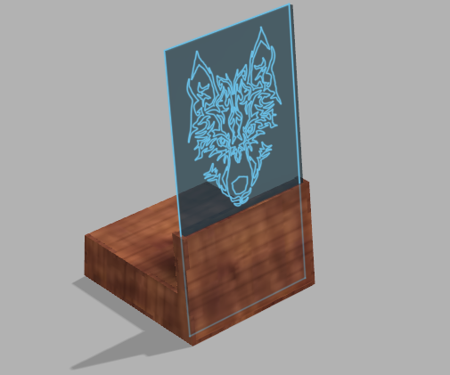 Letrero Luminoso- Diseño De Lobo