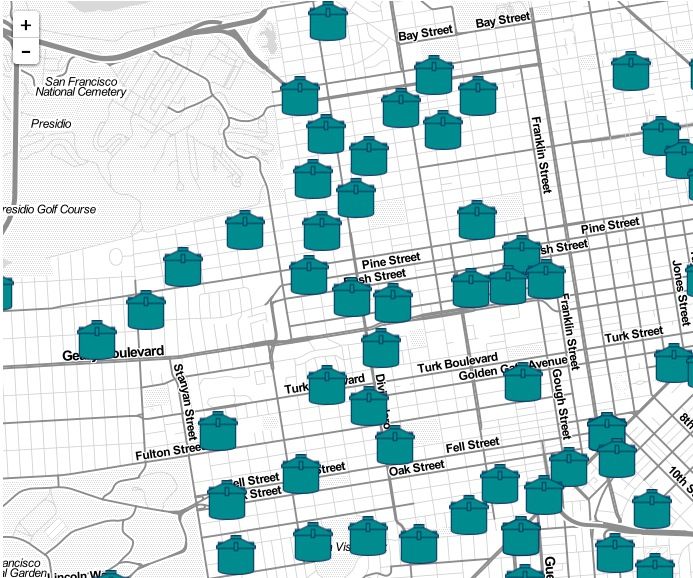 Mapping San Francisco Cisterns