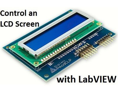 LCD Control With LabVIEW