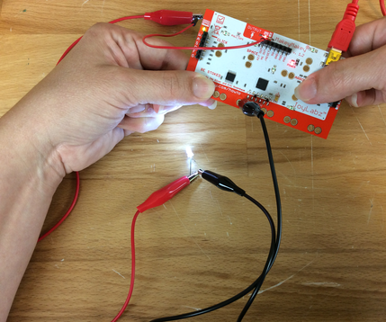 Using Output and Lighting an LED