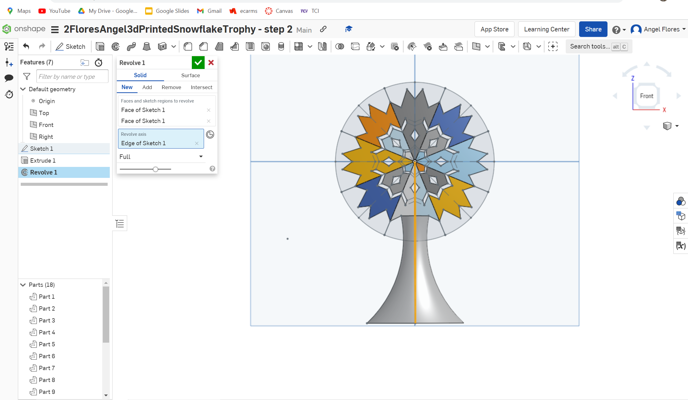 2FloresAngel3dPrintedSnowflakeTrophy - step 2 _ Part Studio 1 - Google Chrome 12_5_2022 6_04_58 PM.png