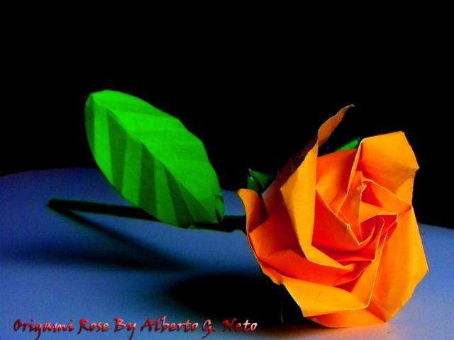 Origami Rose