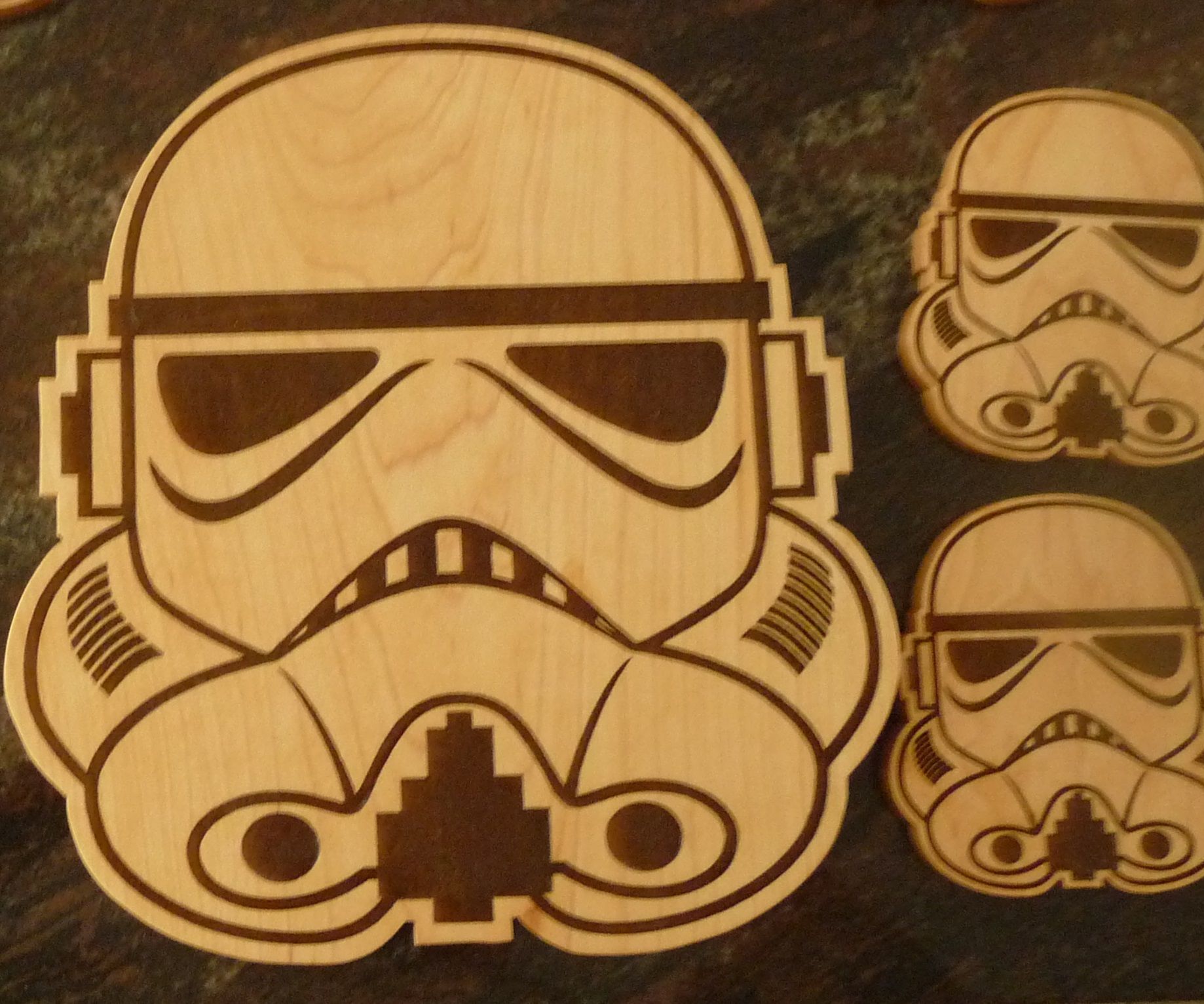 Storm Trooper Cutting Board, Cheese Board, or Coasters