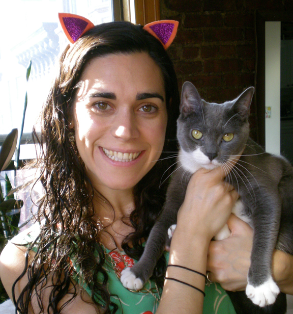 Sparkly Kitty Ear Barrettes