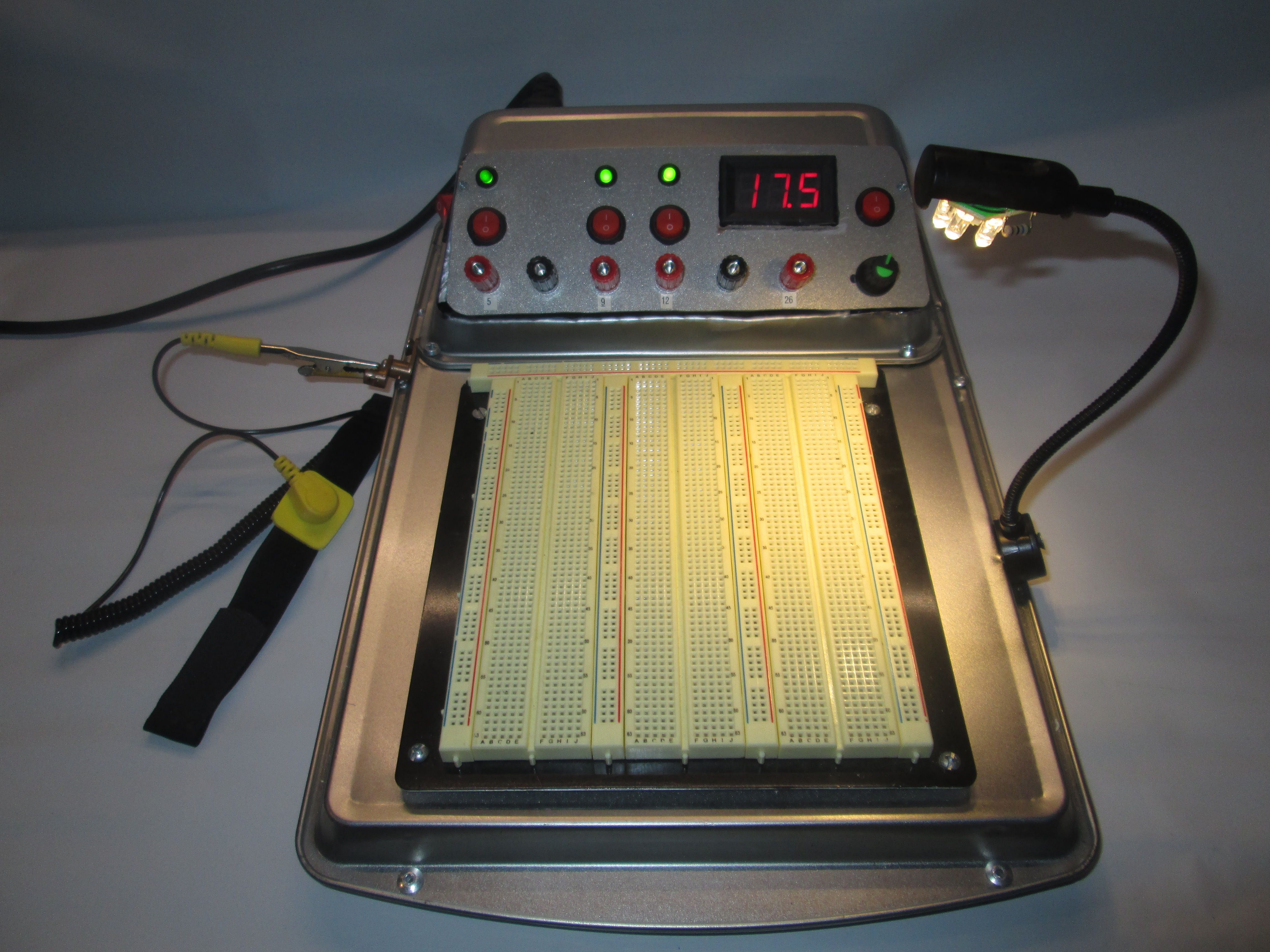 Powered Breadboard Workstation