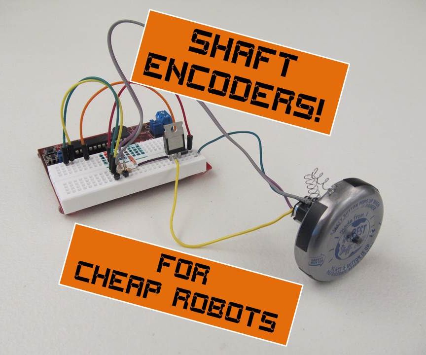 Speed Controllers for Cheap Robots, Part 1: Shaft Encoders