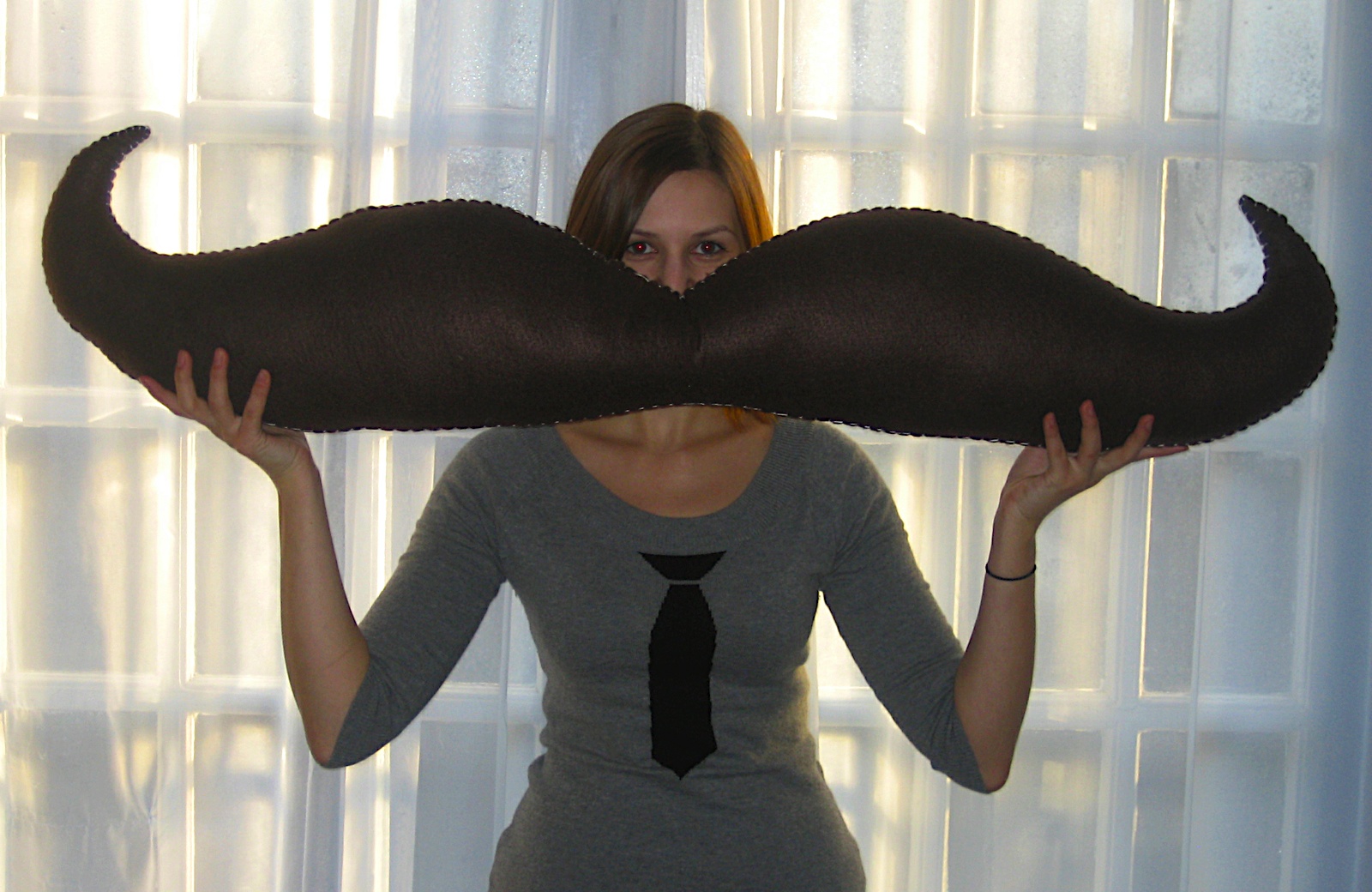 Handsew a Giant Stuffed Moustache!