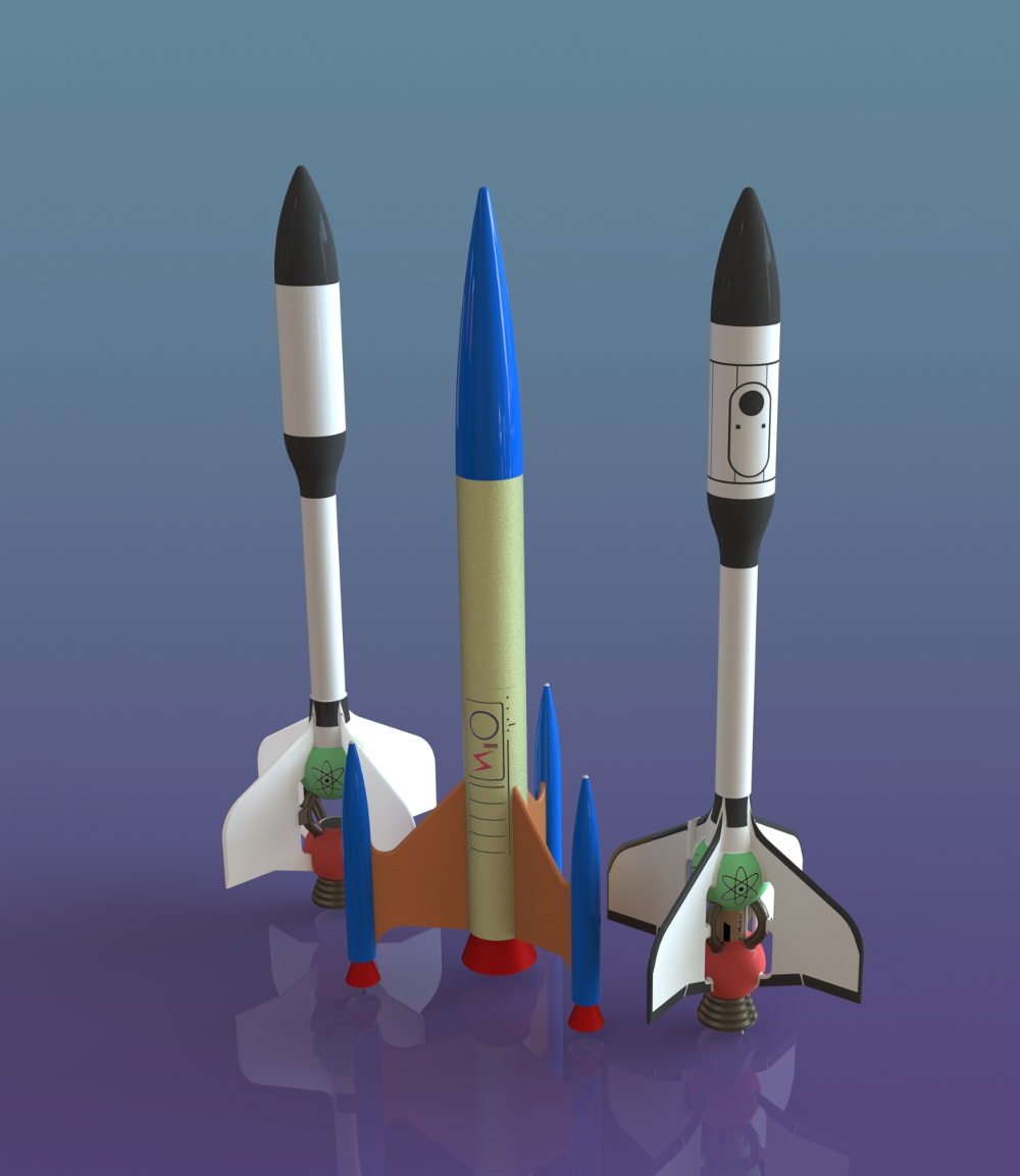 3D Print Flying Model Rockets