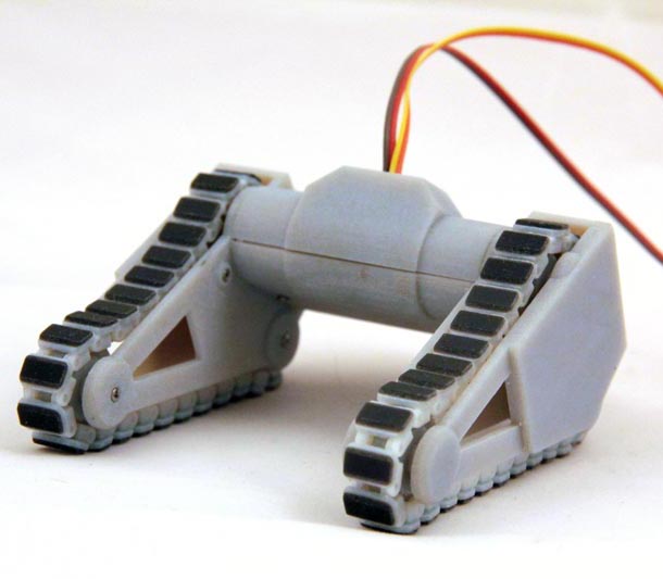 Robot Caterpillar Tank Treads, Johnny Five Style - 3D Print