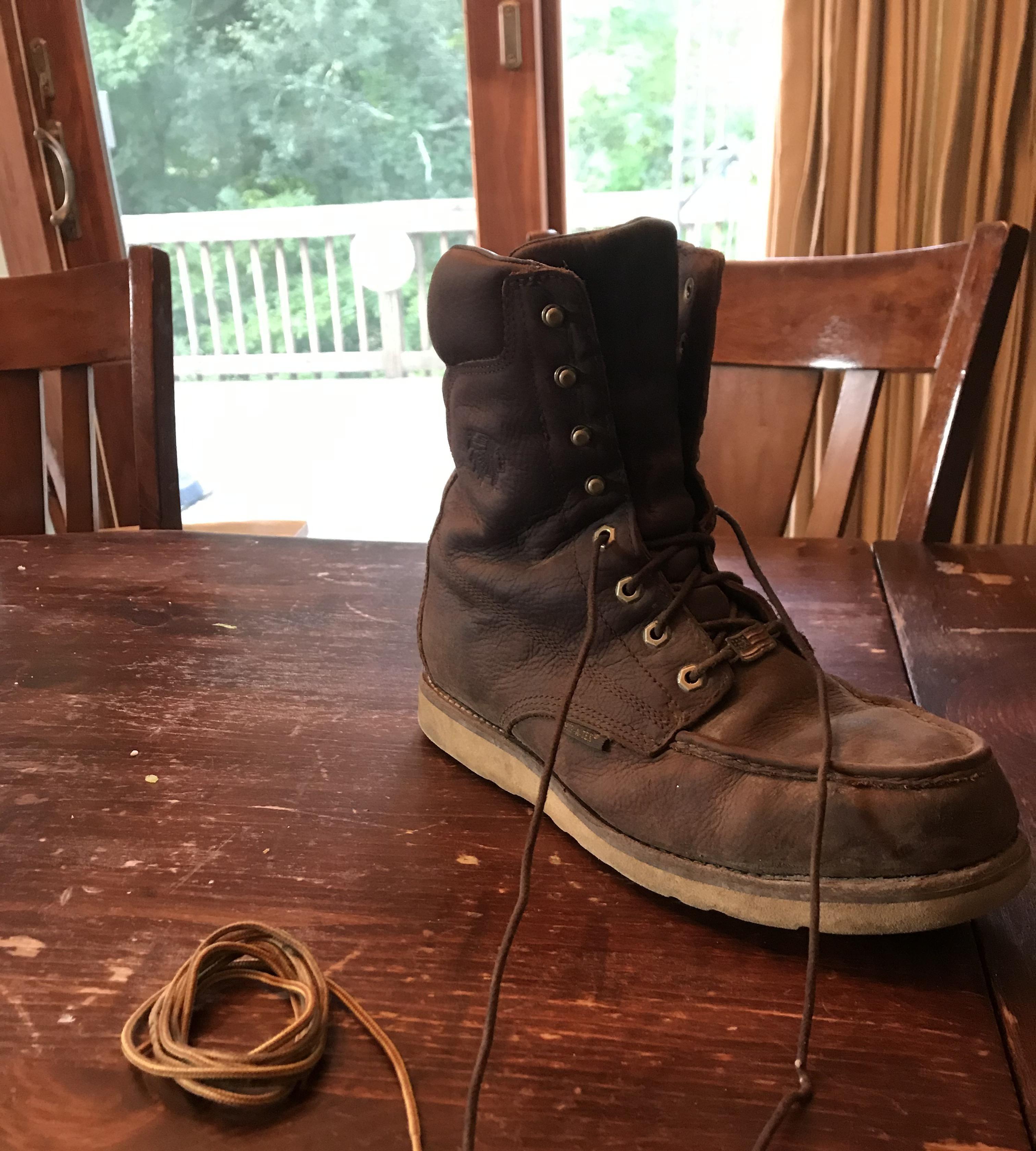 How to Re-lace a Boot.
