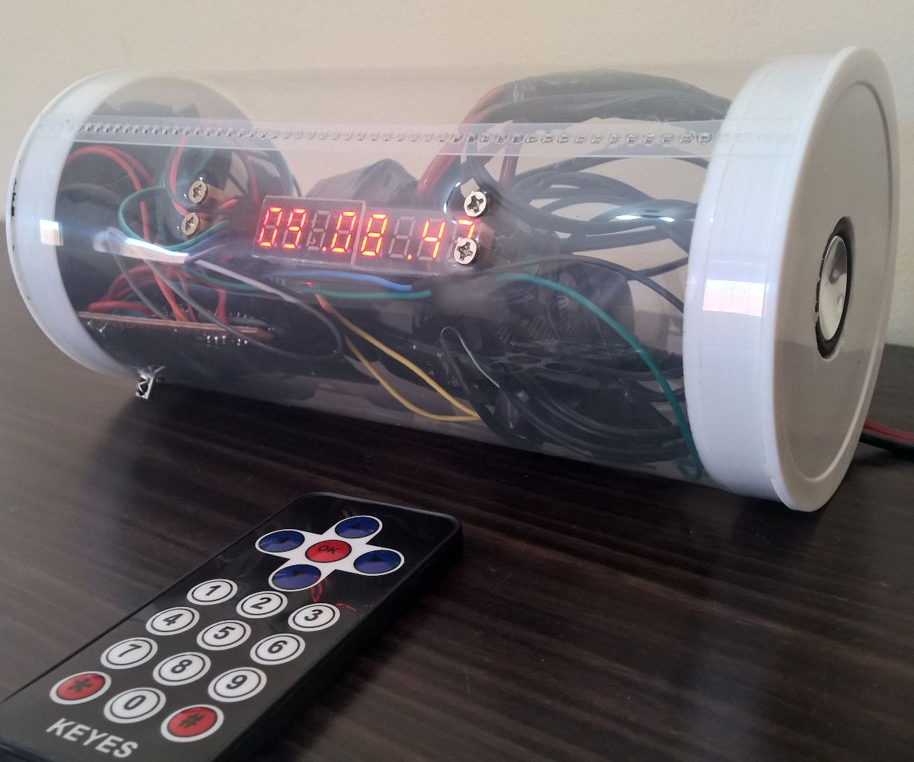 Alarm Clock With Infrared and Bluetooth Speakers