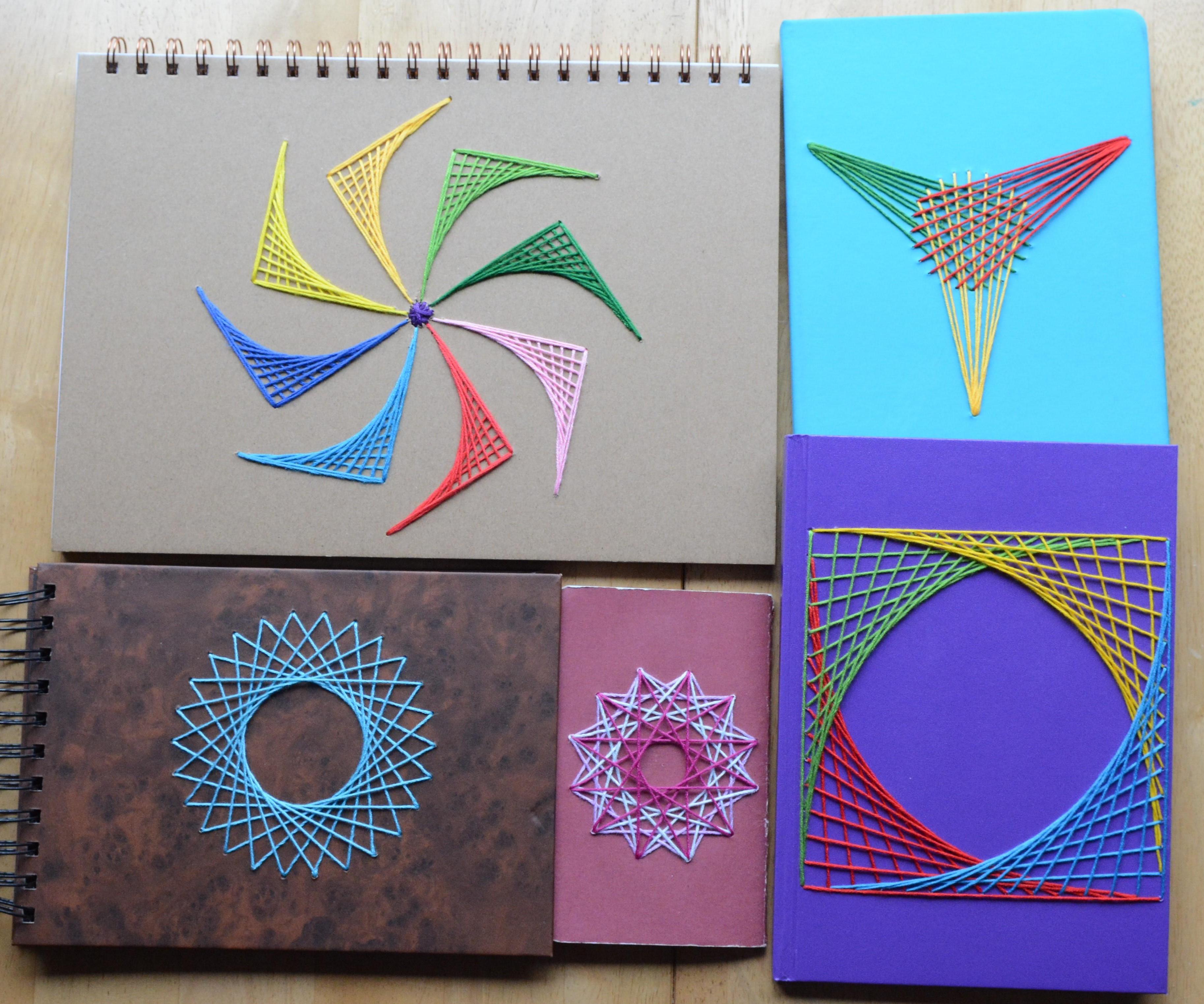 Embroidered Notebook Covers 