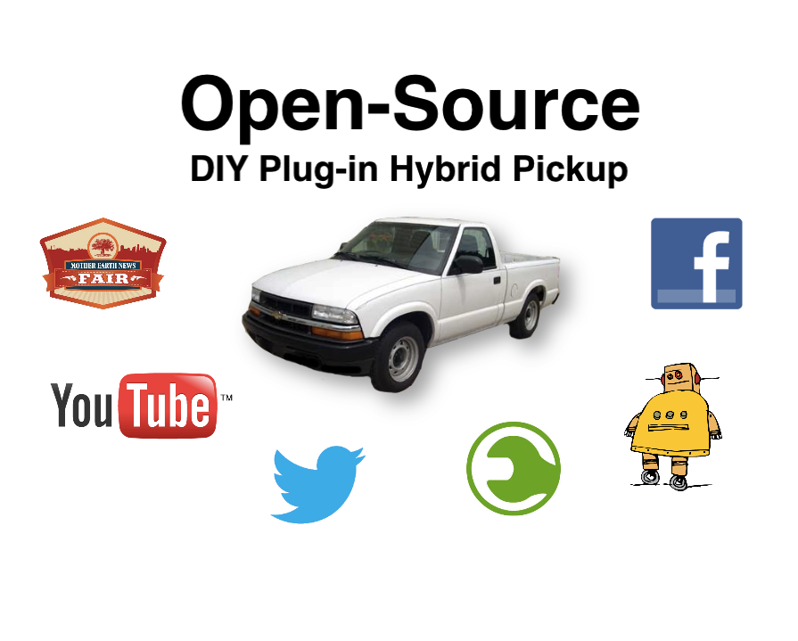 DIY Open-Source Plug-in Hybrid Pickup Truck