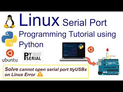 Linux Serial Port Communication With Arduino Using Python and Pyserial