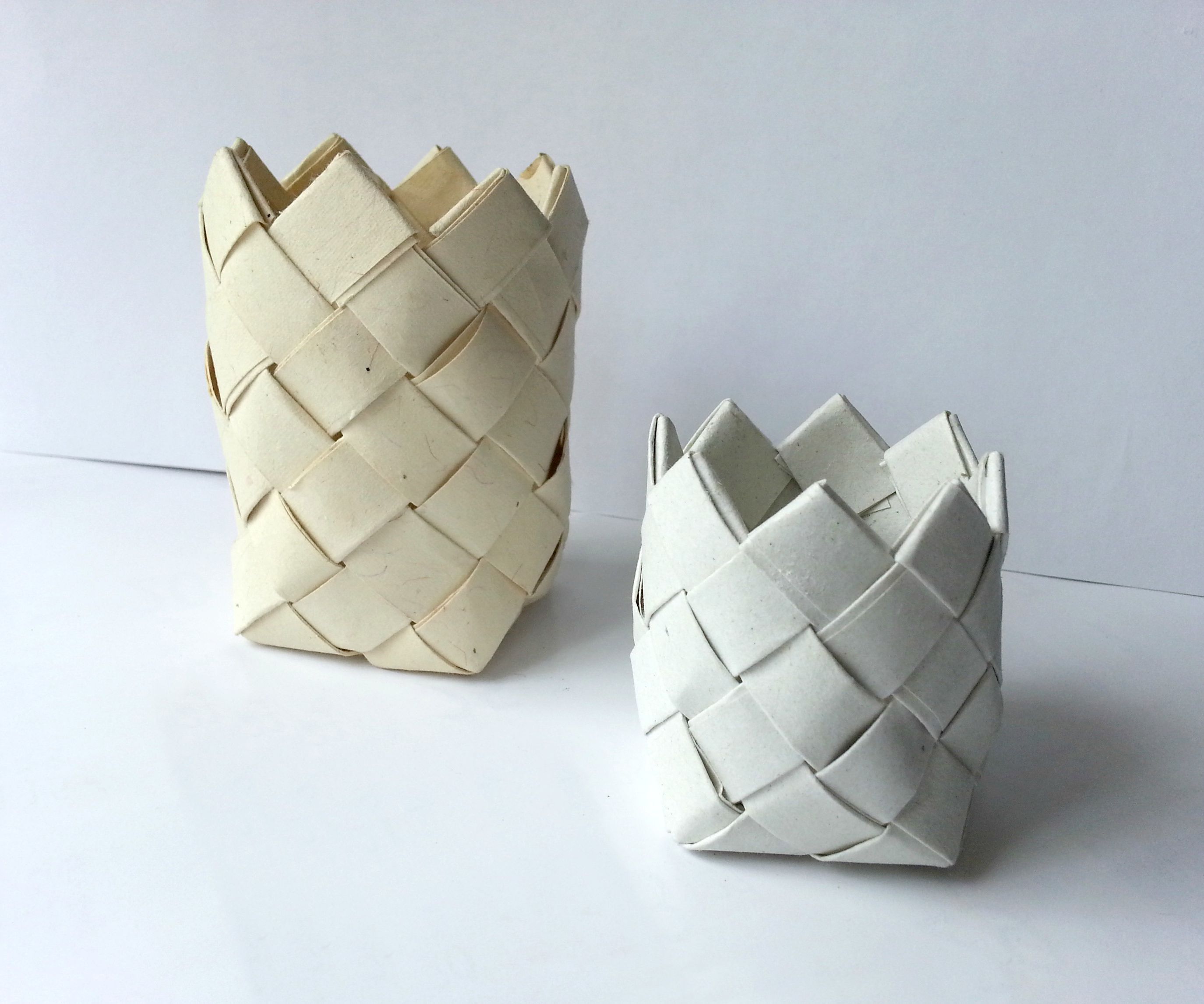 DIY Recycled Paper Baskets